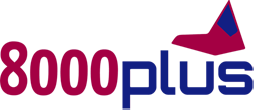 8000plus logo